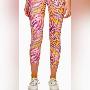 Calvin Klein Performance Leggings Printed High Rise Size XL